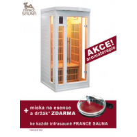 Infrasauna FRANCE SAUNA Soleil Blanc 1