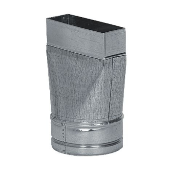 Redukce hranatá 150x50 mm, kanál - flex 125 mm