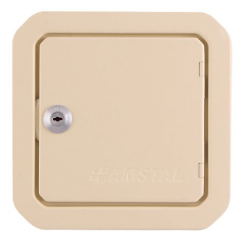 Revizní komínová dvířka 140x140 mm, krémová