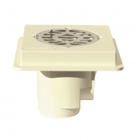 Podlahová výpusť ABS, nerez SS316, beton - MTS