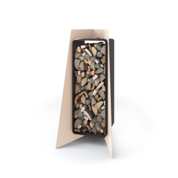 Stojan na dřevo FLAMINGO DELUXE ® 3, červená (Island)