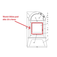 Náhradní díl pro HAAS+SOHN - GRAND MAX LUX s vým., zelená- Šňůra samolepící 10x4 ECO l=1 cm