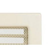 Kratki mřížka krémová lakovaná 22x45 s žaluzií