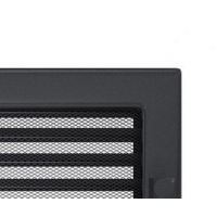 Kratki mřížka grafitová lakovaná 22x30 s žaluzií