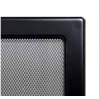 Kratki mřížka černá lakovaná 17x30 bez žaluzie