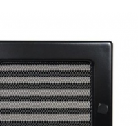 Kratki mřížka černá lakovaná 22x22 s žaluzií