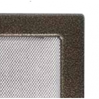 Kratki mřížka černo-zlatá lakovaná 22x45 bez žaluzie