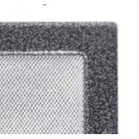 Kratki mřížka černo-stříbrná lakovaná 22x37 bez žaluzie