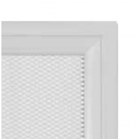 Kratki mřížka Oskar bílá lakovaná 11x32 bez žaluzie