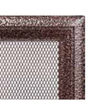 Kratki mřížka Oskar měď barvená lakovaná 22x22 s žaluzií