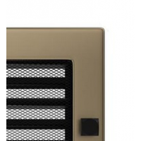 Kratki mřížka zlatá galvanizovaná 22x22 s žaluzií