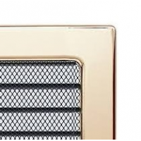 Kratki mřížka pozlacená 17x30 s žaluzií