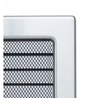 Kratki mřížka nerezová 17x37 s žaluzií