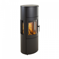 HETA - Scan-Line 820S, s akumulačními kameny Thermastone (2 ks) a bočním prosklením, horní kámen pískovec