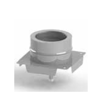 Základová deska se spodním odtokem kondenzátu KS401 160 mm (síla plechu 1,0 mm + izolace 32 mm)