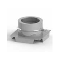 Základová deska s bočním odtokem kondenzátu KS402 130 mm (síla plechu 0,6 mm + izolace 32 mm)