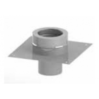 Základová deska pro komínové prodloužení KS405 200 mm (síla plechu 1,0 mm + izolace 32 mm)