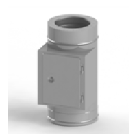 Dvířkový díl KS407 250 mm (síla plechu 1,0 mm + izolace 32 mm)