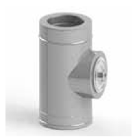 Čistící díl pro přetlak KS408 100 mm (síla plechu 1,0 mm + izolace 32 mm)