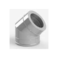 Koleno 45° KS421 160 mm (síla plechu 1,0 mm + izolace 32 mm)