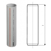 HTGL trubka bez hrdla DN 125/5000mm