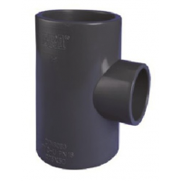 T-kus 90° lep/lep - redukce 63x40 mm