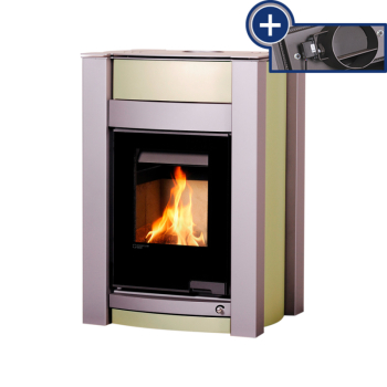 Krbová kamna AQUAFLAM VARIO ® KALMAR 11/5kW olivová, elektronická regulace