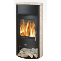 ABX PORI 7 AQUA s teplovodním výměníkem - černý plech