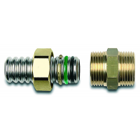 Přechod vnější závit pro trubku TFA s O kroužky 2