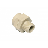 PPR - PŘECHODKA S PLASTOVÝM ZÁVITEM VNĚJŠÍM D 25x3/4