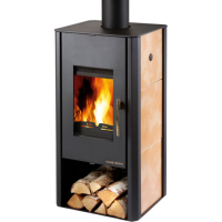 HAAS+SOHN - MANTOVA AL II s výměníkem - černá, béžová dlažba