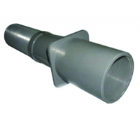 Průchod stěnou ABS 50 mm × 2 se závitem FIP/300 mm