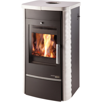 HAAS+SOHN - ALYTUS II s výměníkem - černá/bílá kachle