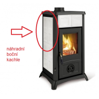 La Nordica - náhradní boční bílá kachle pro GEMMA ELEGANCE