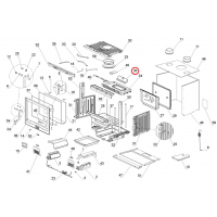 La Nordica - Litinová komínová klapka Inserto 60 a 70 Ventilato, 70 H49, 70 Tondo, 70 Prismatico