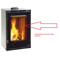 La Nordica - náhradní sklo pro krbovou vložku CRYSTAL 50