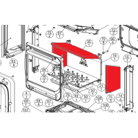 Jotul - vermeculitový náhradní set pro F 305 - horní deska + boky