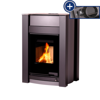 Krbová kamna AQUAFLAM VARIO ® KALMAR 11/7kW šedá, elektronická regulace