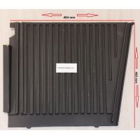 MBS - náhradní litinový díl do topeniště - díl levý - pro OLYMP, STRONG, MAGNUM a THERMO-MAGNUM provedení pravé - G00100