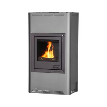 Krbová kamna AQUAFLAM ® 17 s výměníkem - šedá, automatická regulace