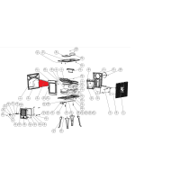 Jotul - náhradní vnitřní boční díl levý - pro F 602 ECO, 12054490