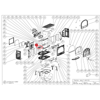 Jotul - náhradní rošt pro kamna F 400 ECO / F 500 ECO - horní část