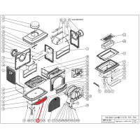 Jotul - náhradní límec pro F 8 TD