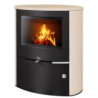 ABX OMAHA cream, včetně horní desky, černý plech