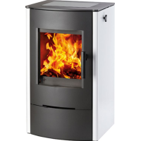 HAAS+SOHN - FIREPOT, plotna sklokeramika, barva bílá