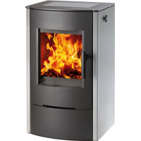 HAAS+SOHN - FIREPOT, plotna sklokeramika, nerez