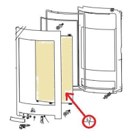 JOTUL - sklo čelní F 360 ADV, F 370 ADV