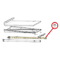 JOTUL náhradní vzduchová tryska, sekundární, pravá  pro kamna F 118 CB