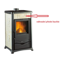 La Nordica - náhradní kachle liberty pergamena pro kamna ROSSELLA, TERMO ROSSELLA - PANNA