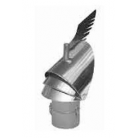 Karl komínová hlavice K 30 výklopná - redukce na nerez rouru, průměr 200mm